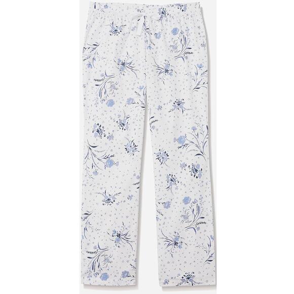 Amazon Essentials Women’s Poplin Floral Print Wide Leg Pajama Sleep Pants Size L - Picture 6 of 6